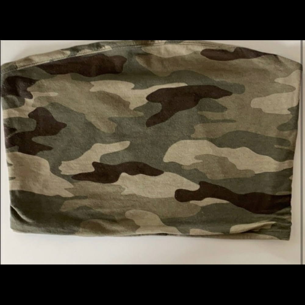 Camo tube top